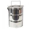 Zebra 3 Tier Stainless Steel Food Carrier
