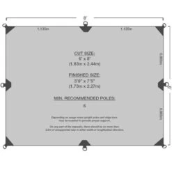 Durarig Heavy Duty Tarp 6x8 (1.73x2.27m) -CAMPING PLUS Shop 6x8 e1676856730458