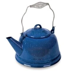 Campfire Enamel Kettle - 2.5L Blue