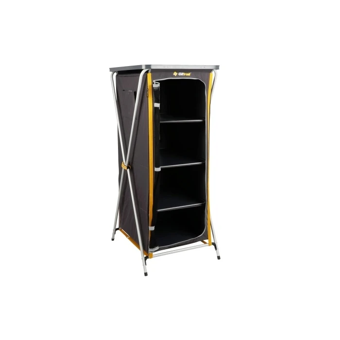 Oztrail Deluxe Folding 4 Shelf Cupboard 1 Oztrail Deluxe Folding 4 Shelf Cupboard