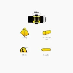 Oztrail Tasman 6V Dome Tent -CAMPING PLUS Shop Oztrail Tasman 6V Dome Tent 04