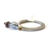 1.2m Braided BBQ Gas Hose And Regulator - POL To 3/8"SAE