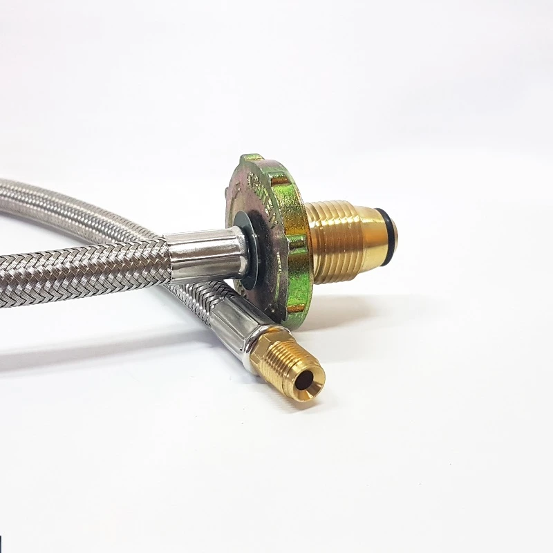 House And Caravan Pigtail Gas Hose - POL To 5/16 1 House And Caravan Pigtail Gas Hose - POL To 5/16