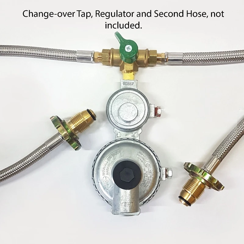 House And Caravan Pigtail Gas Hose - POL To 5/16 2 House And Caravan Pigtail Gas Hose - POL To 5/16 - Image 2