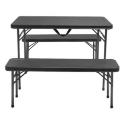 Oztrail Ironside 3pc Recreation Table Set -CAMPING PLUS Shop ironside table and bench 3 e1618806957861
