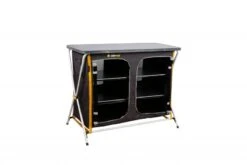 Oztrail Deluxe Folding 3 Shelf Double Cupboard